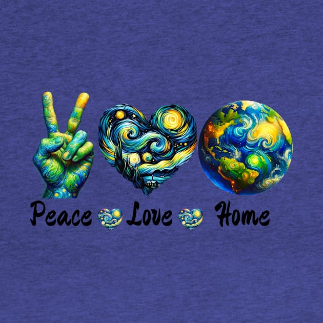 Earth Day 2024 Shirt, Mother Earth Tshirt, Van Gogh Mother Nature Shirt, Nature Lover Shirt, Earth Day Gift for Teacher, Gaia Shirt, Happy Earth Day, Peace Sign by HoosierDaddy